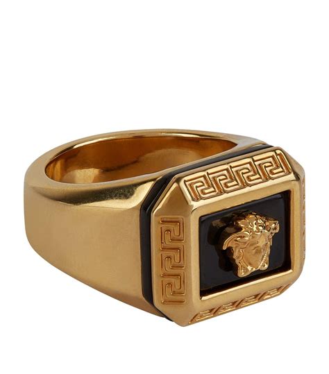 versace herren ring echt gold|versace ring real gold.